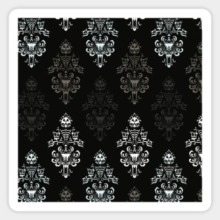 Dark Pastel Haunted Mansion Wallpaper Sticker